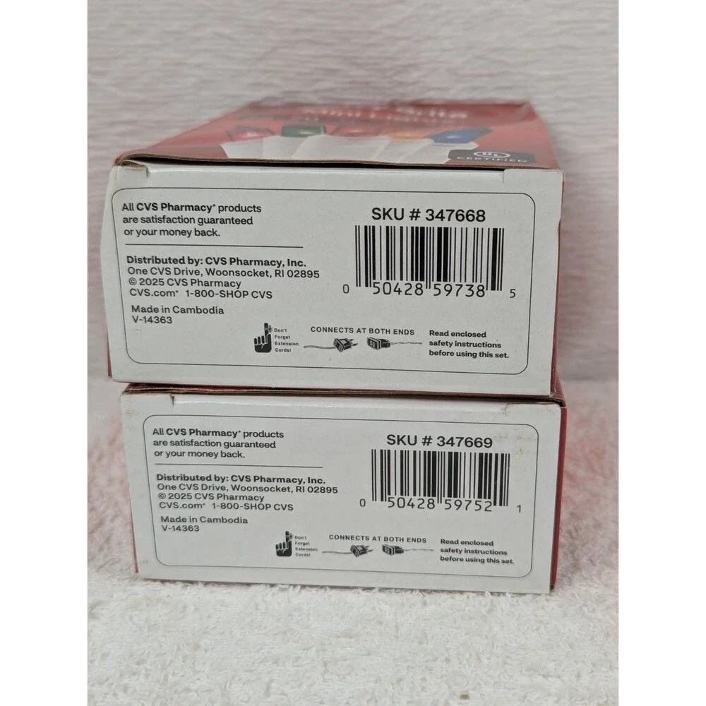 Christmas - Merry Brite - 70 Count - Mini Lights - 2 Pack